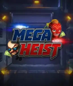 Get ready for the action-packed world of the Mega Heist game by Relax Gaming, featuring quirky characters ready to undertake a bank heist. This graphic portrays the intensity of the heist with its dramatic logo and a mysterious vault backdrop. Great for those who enjoy adventure-themed slots, offering a thrilling adventure. 