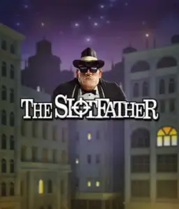 Step into the nefarious realm of The Slotfather game by Betsoft, showcasing a commanding mafia boss posed against a nocturnal cityscape. This image captures the dramatic ambience of the mafia underworld, with the boss dressed in a traditional black suit and fedora. Perfect for players who enjoy mafia stories, providing a captivating gaming experience. 